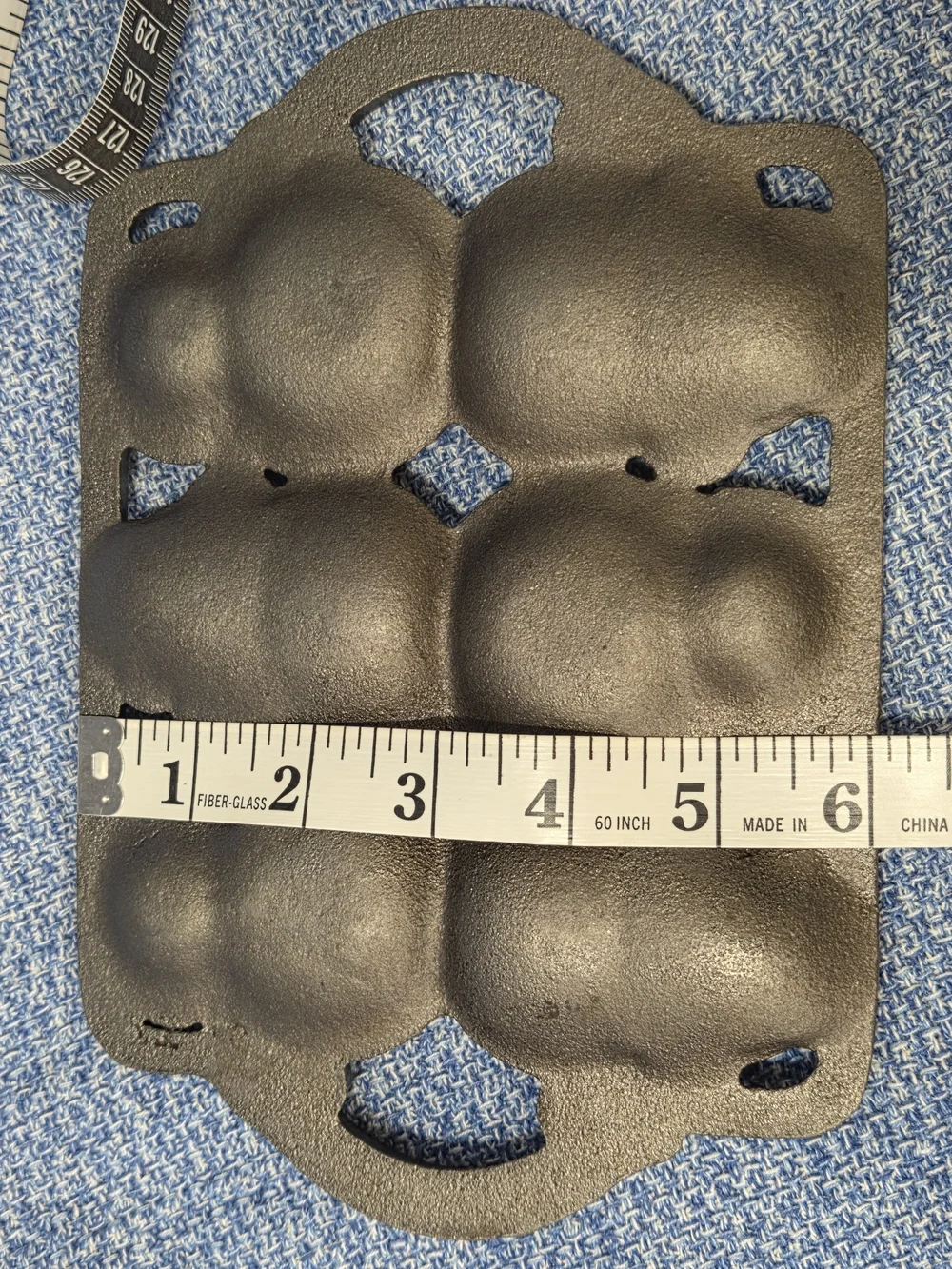 Vintage Black Cast Iron Baking Mold Or Decor